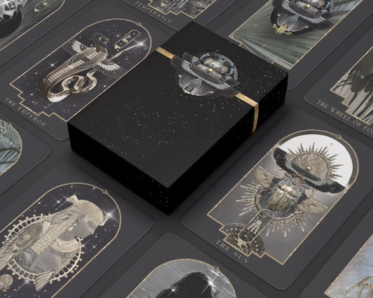 Emerald Papyrus Tarot Card Deck - Levietate