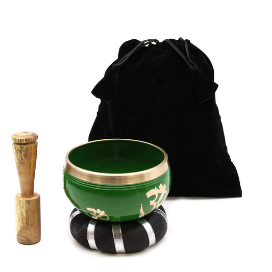 Tree of Life Singing Bowl Set- Green
