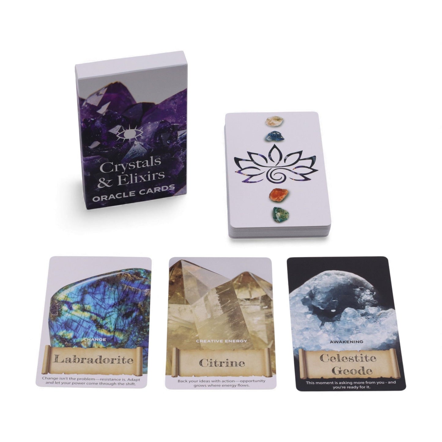Crystals & Elixirs Oracle Cards – Energy Deck