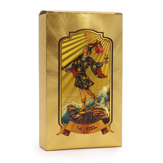 Traditional Gold Tarot Cards Arcana