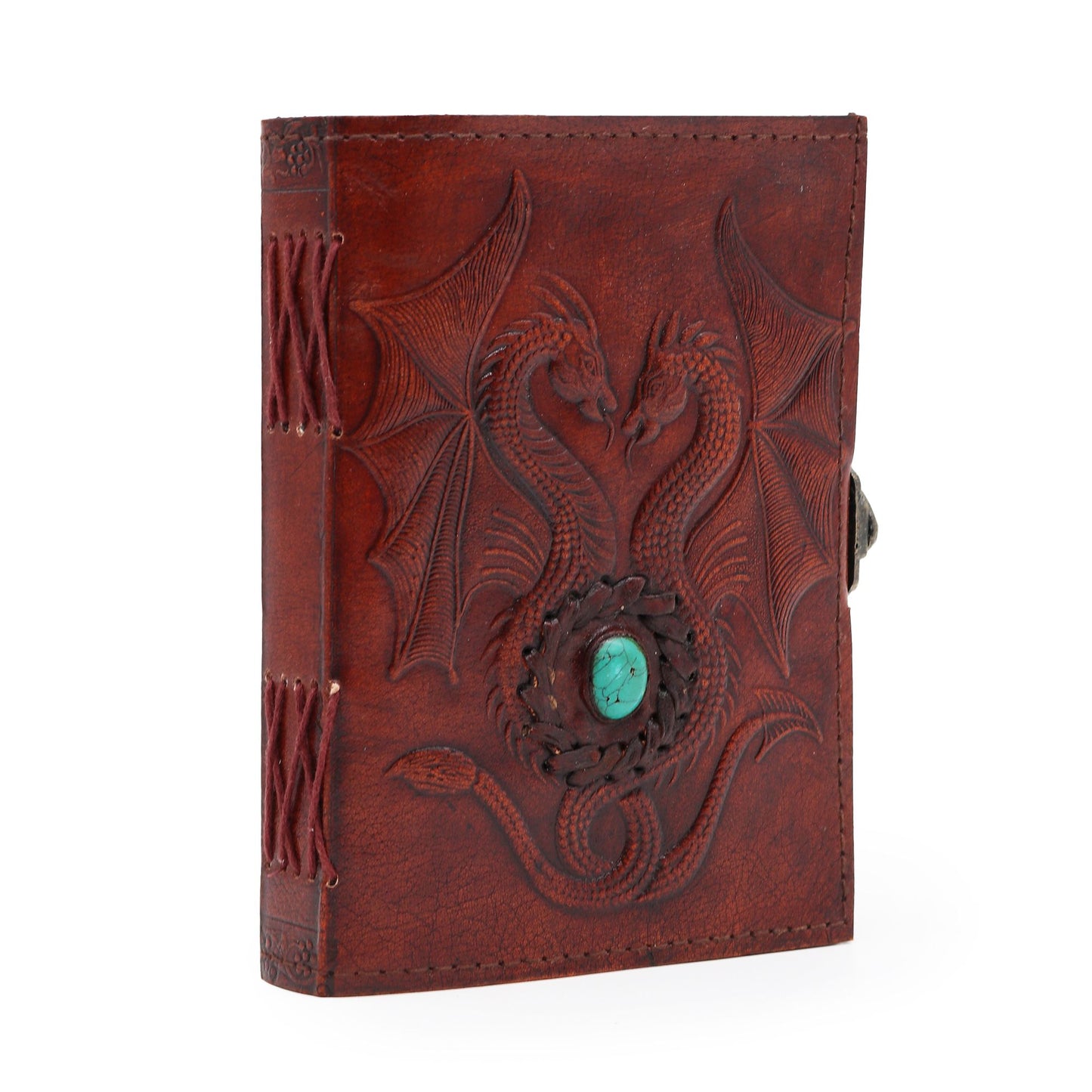 Two Dragons- Esoteric Notebook - Antique Grey - 200 pages Stich Edge- 17.5x12.5x3cm