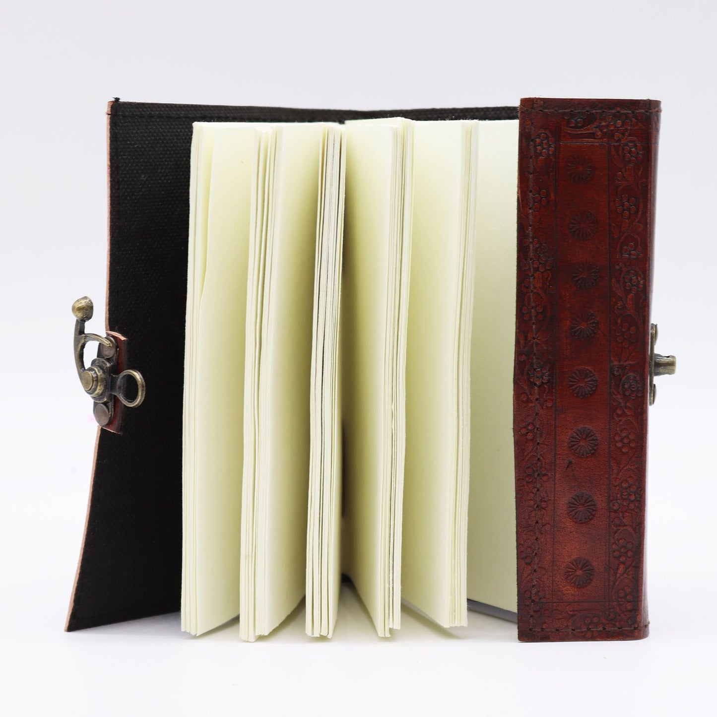 Two Dragons- Esoteric Notebook - Antique Grey - 200 pages Stich Edge- 17.5x12.5x3cm