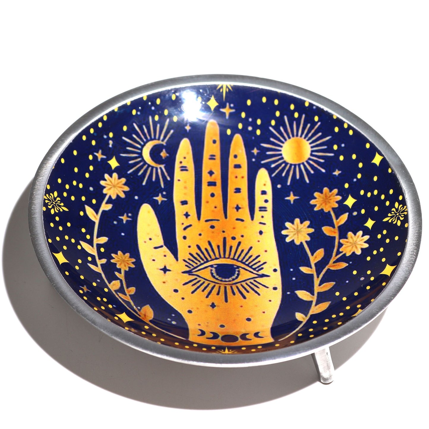 Hamsa Midnight Blue Altar Dish