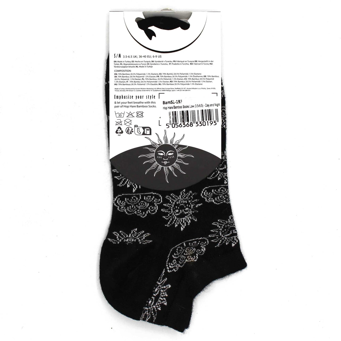 Hop Hare Bamboo Socks Low Day and Night