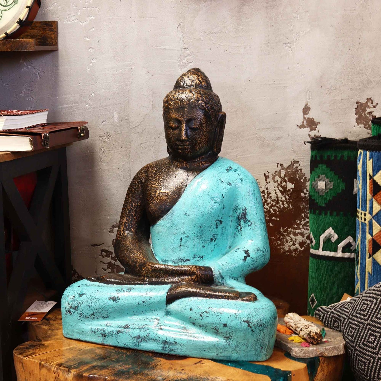 Medium Buddha Turquoise & Stone - 0.5m