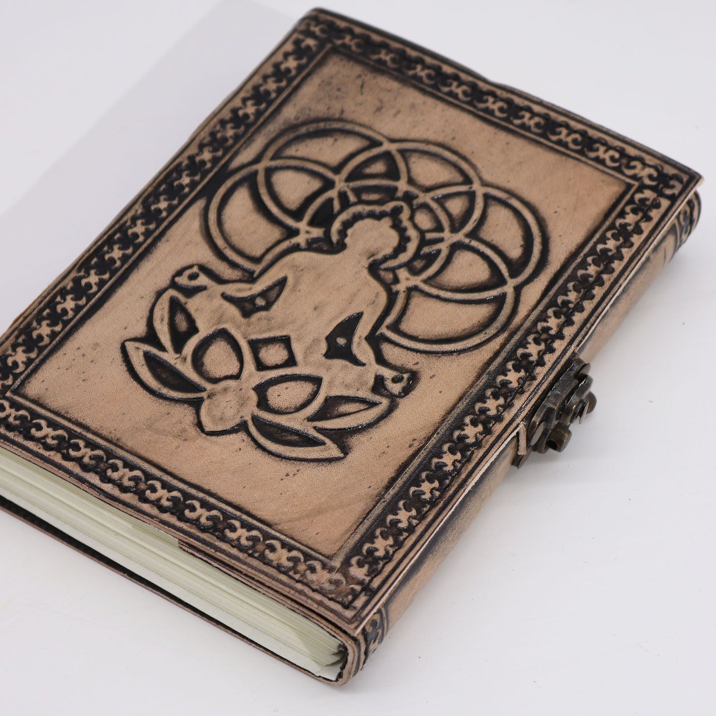 Buddha - Esoteric Notebook - Antique Grey - 200 pages Stich Edge- 17.5x12.5x3cm