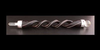 Wooden Stick Spiral Carving