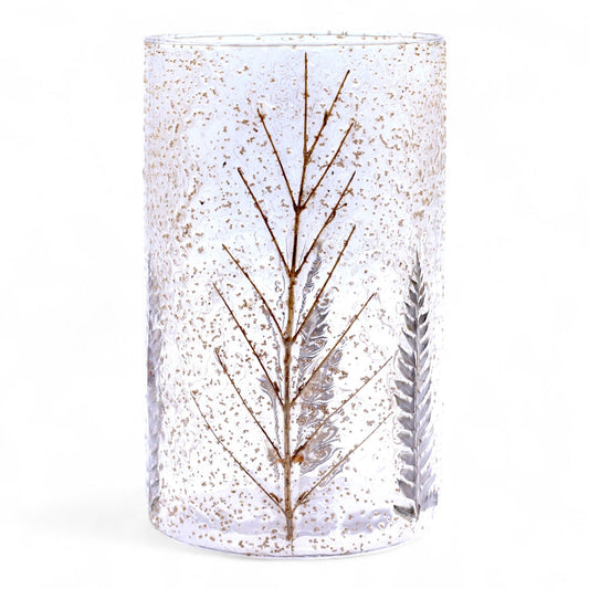Natural Floral Glass - Tall Vase Candle Holder Primo