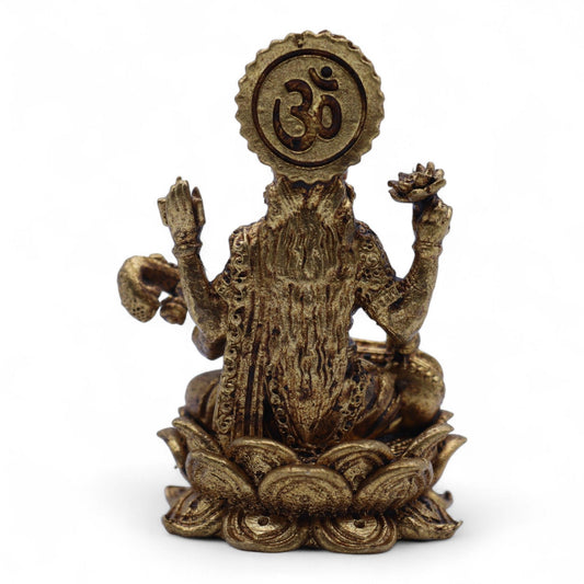 Brass Miniature Gods - Sarswati