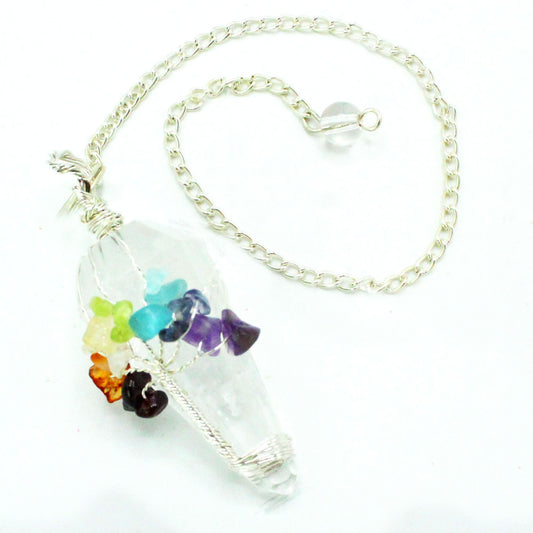 Pendulum - Seven Chakra - Rock Quartz