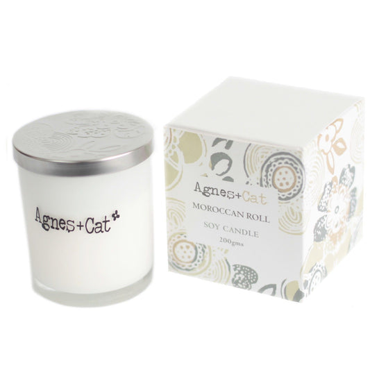 Agnes + Cat Votive Candle - Moroccan Roll