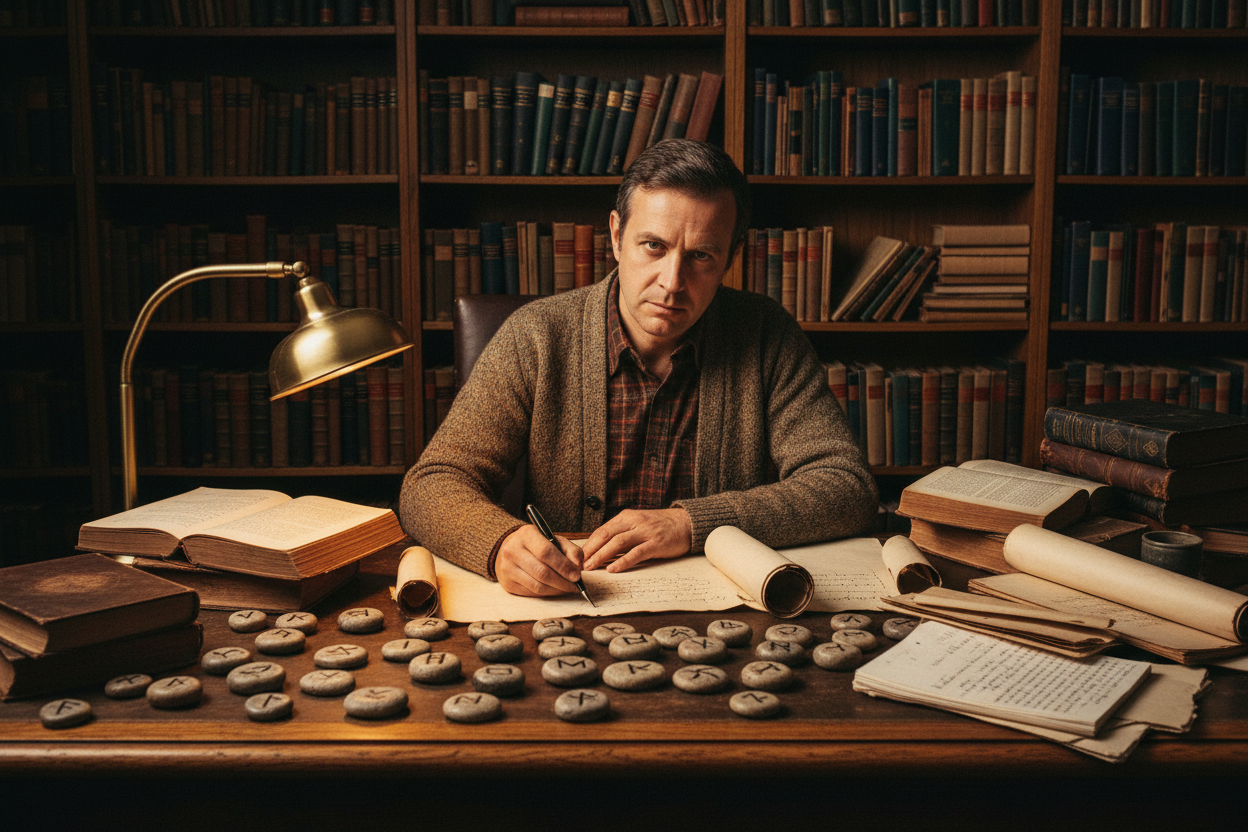The Rune Reading System You Learned Was Invented in 1982 by a Man Who Admitted He Made It Up