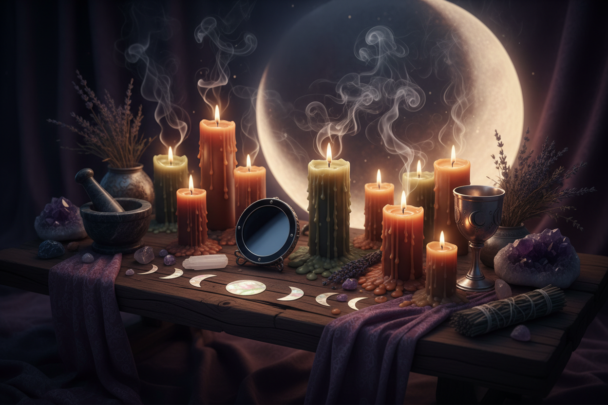 How to Read Candle Wax During Every Moon Phase: The Complete Guide to Lunar Ceromancy