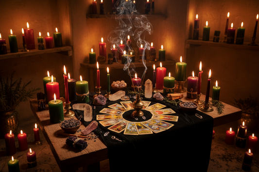 Tarot Cards and Ritual Candles: The Complete Guide to Combining Them for Deeper Readings, Stronger Spells, and a Real Working Practice