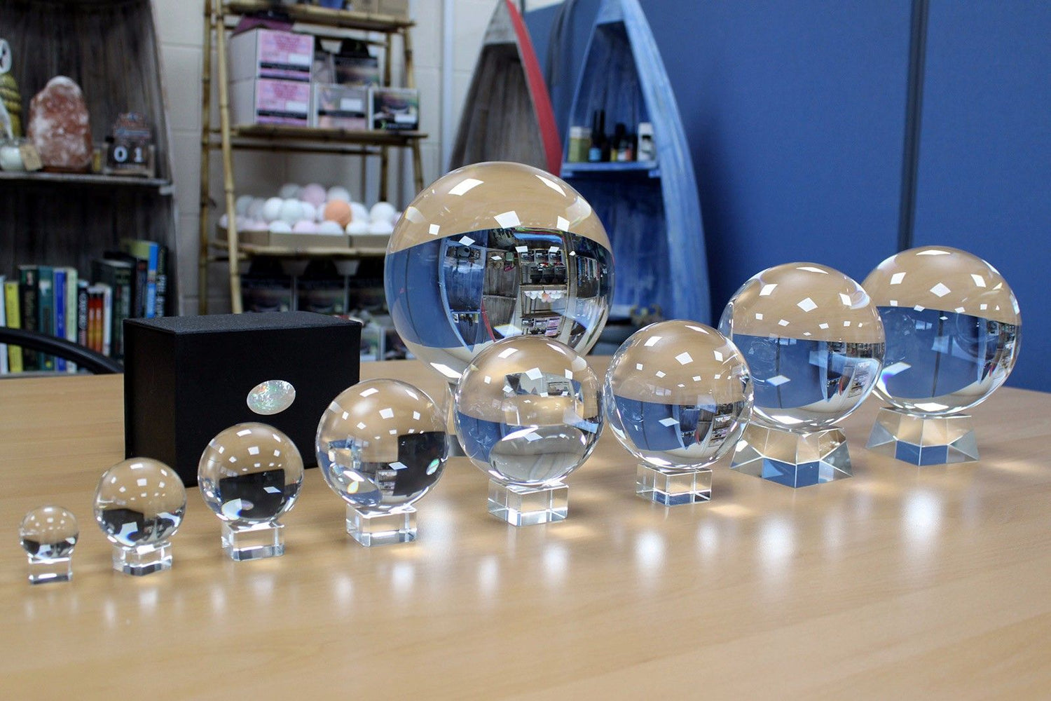 Crystal Balls on Stand