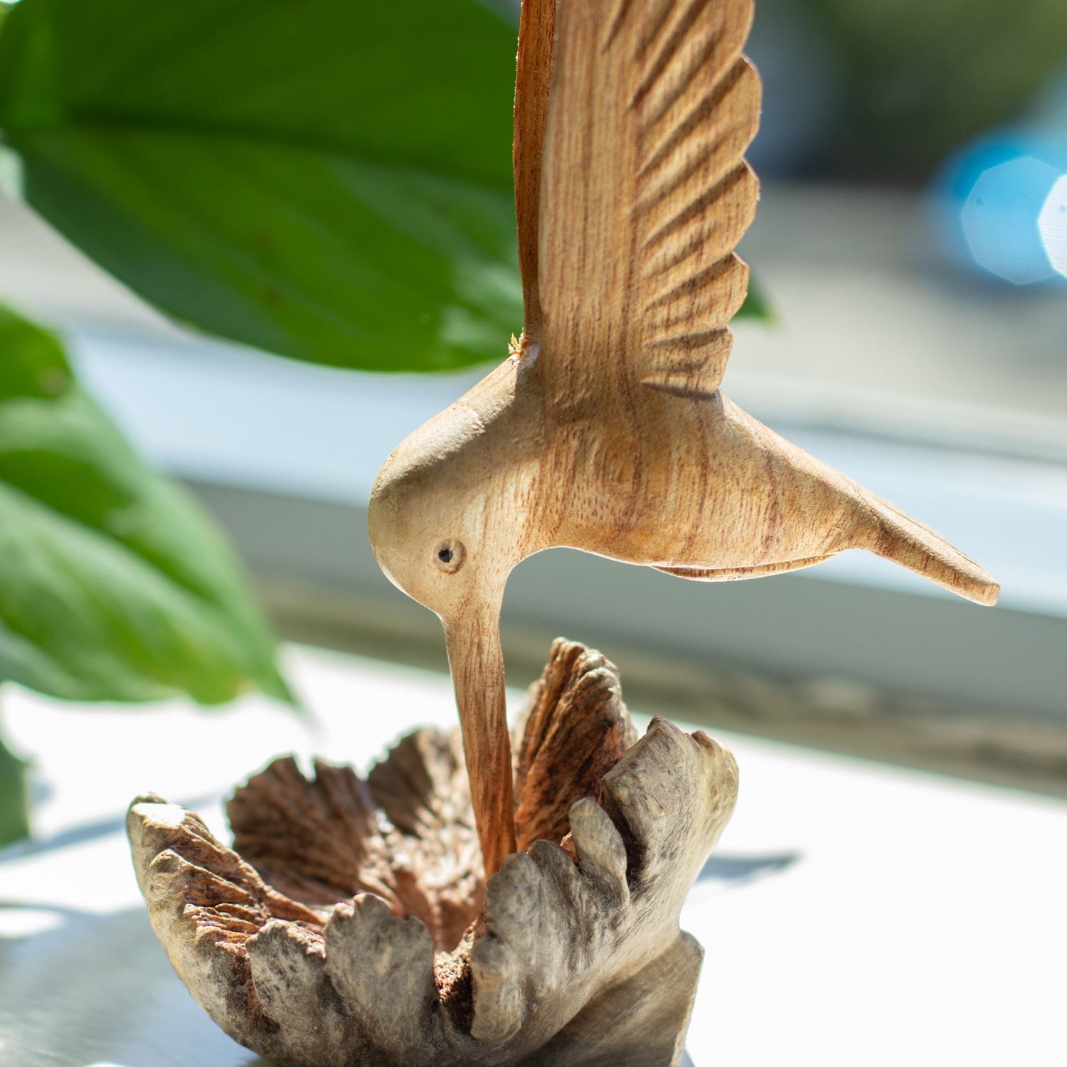 Hand-Carved Parasite Wood Sculptures