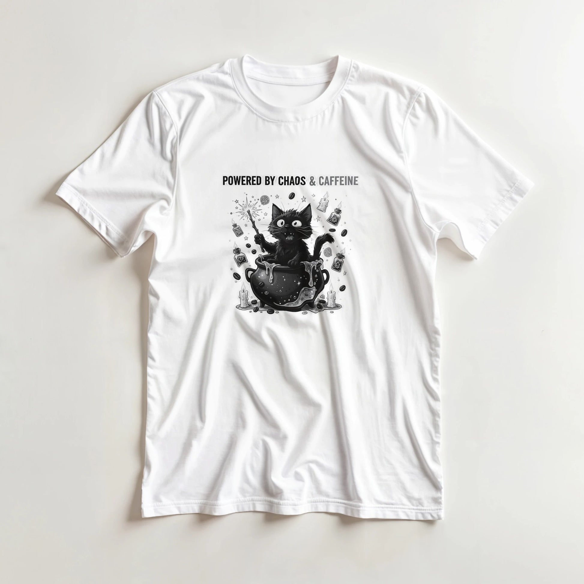 Powered by Chaos 7 Caffeine T Shirt