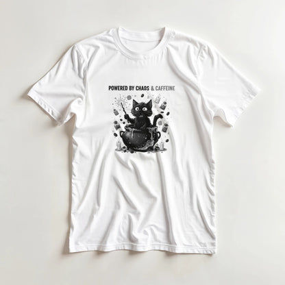 Powered by Chaos 7 Caffeine T Shirt