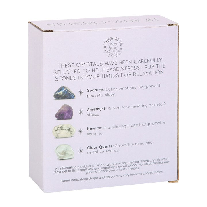 Stress Crystal Set with Moon Trinket Dish