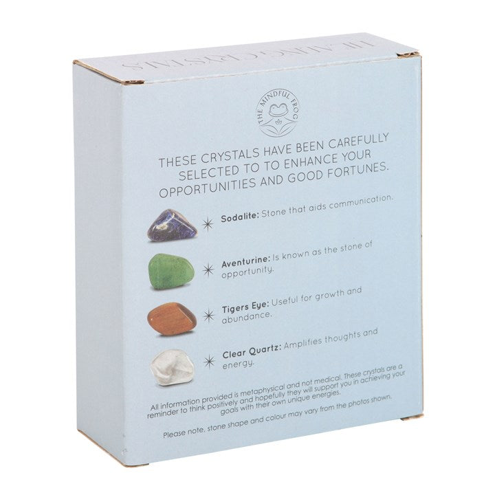 Success Crystal Set with Moon Trinket Dish