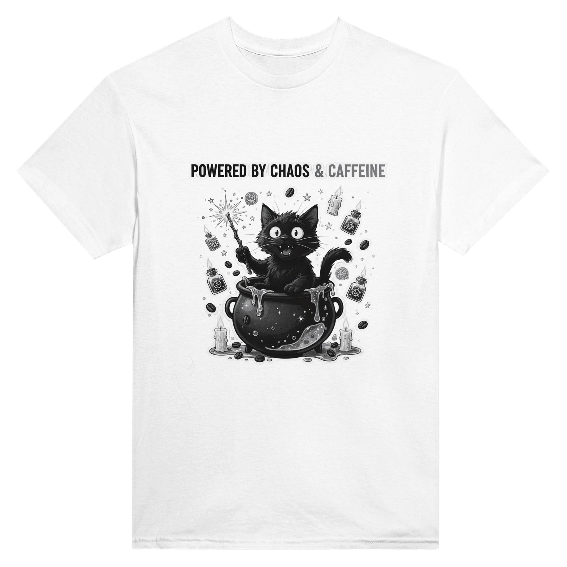 Powered by Chaos 7 Caffeine T Shirt