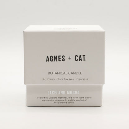 Agnes & Cat Botanical Soy Wax Candle - Lakeland Mocha