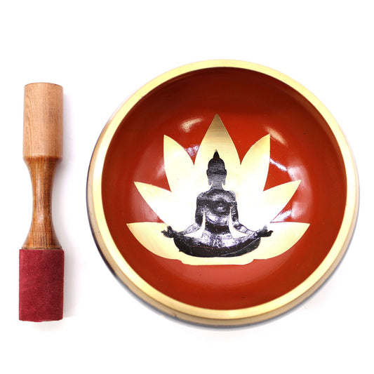 Large Buddha Singing Bowl Set