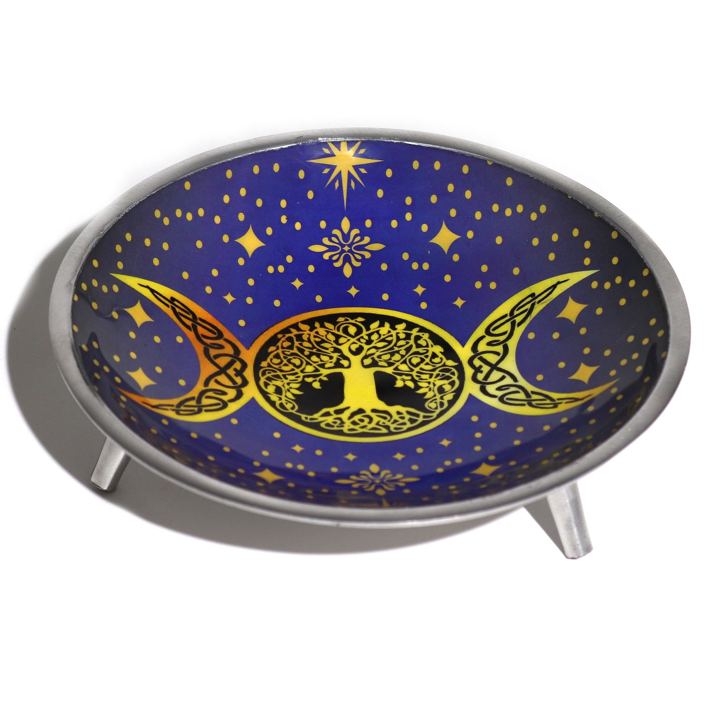 Purple Triple Moon Altar Dish