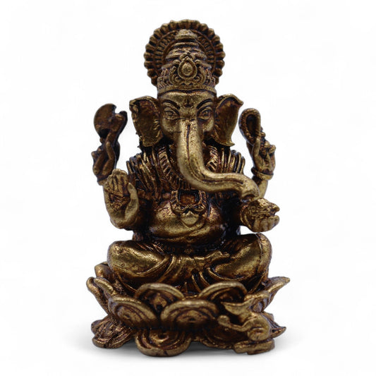 Brass Miniature Gods - Ganesha
