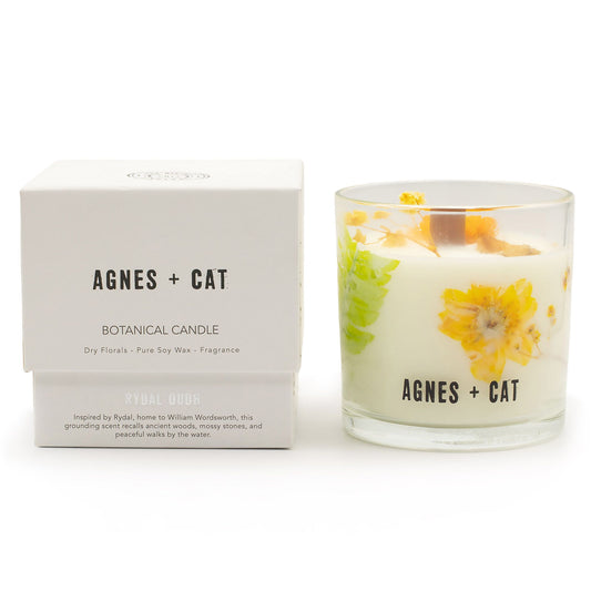 Agnes & Cat Botanical Soy Wax Candle - Rydal Oudh