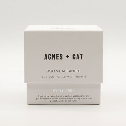 Agnes & Cat Botanical Soy Wax Candle - Rydal Oudh