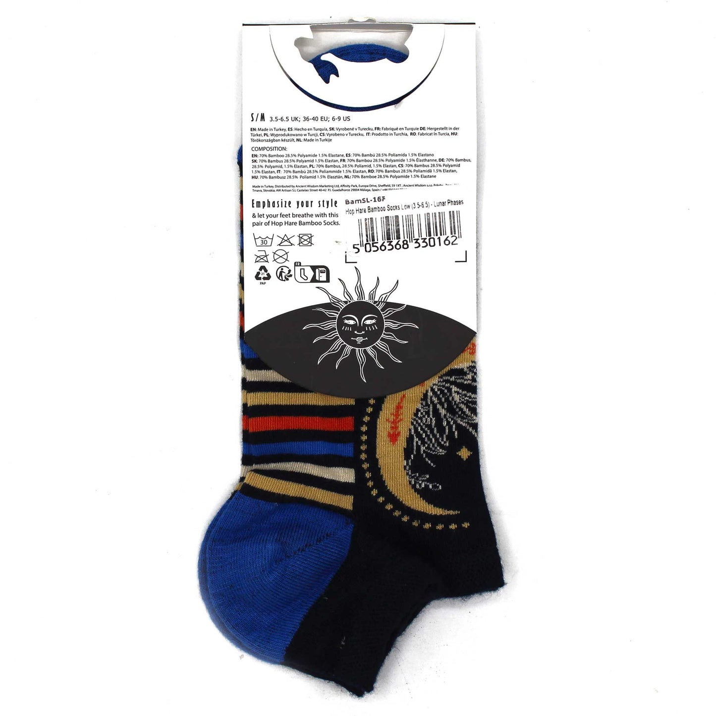 Hop Hare Bamboo Socks Low Lunar Phases