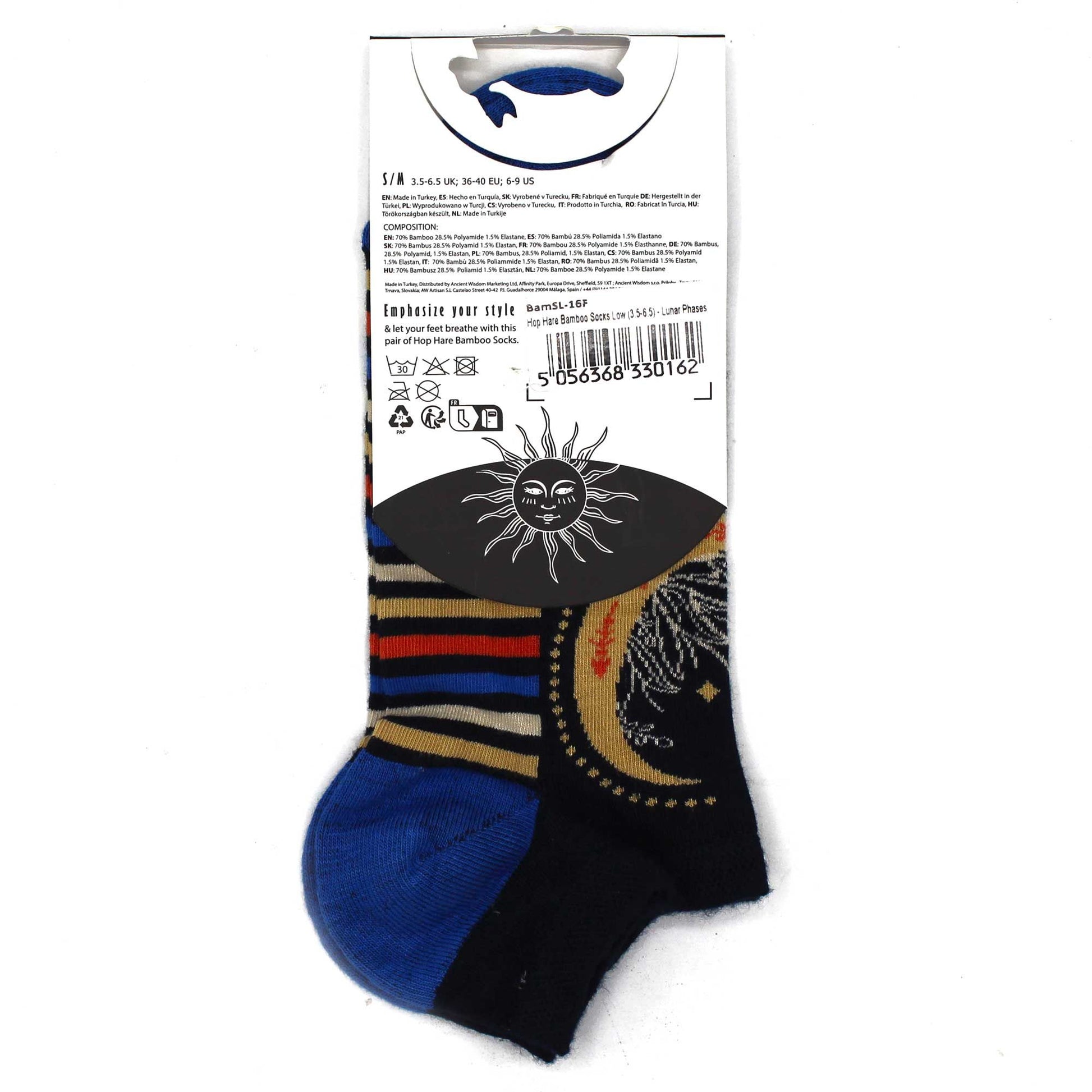 Hop Hare Bamboo Socks Low Lunar Phases