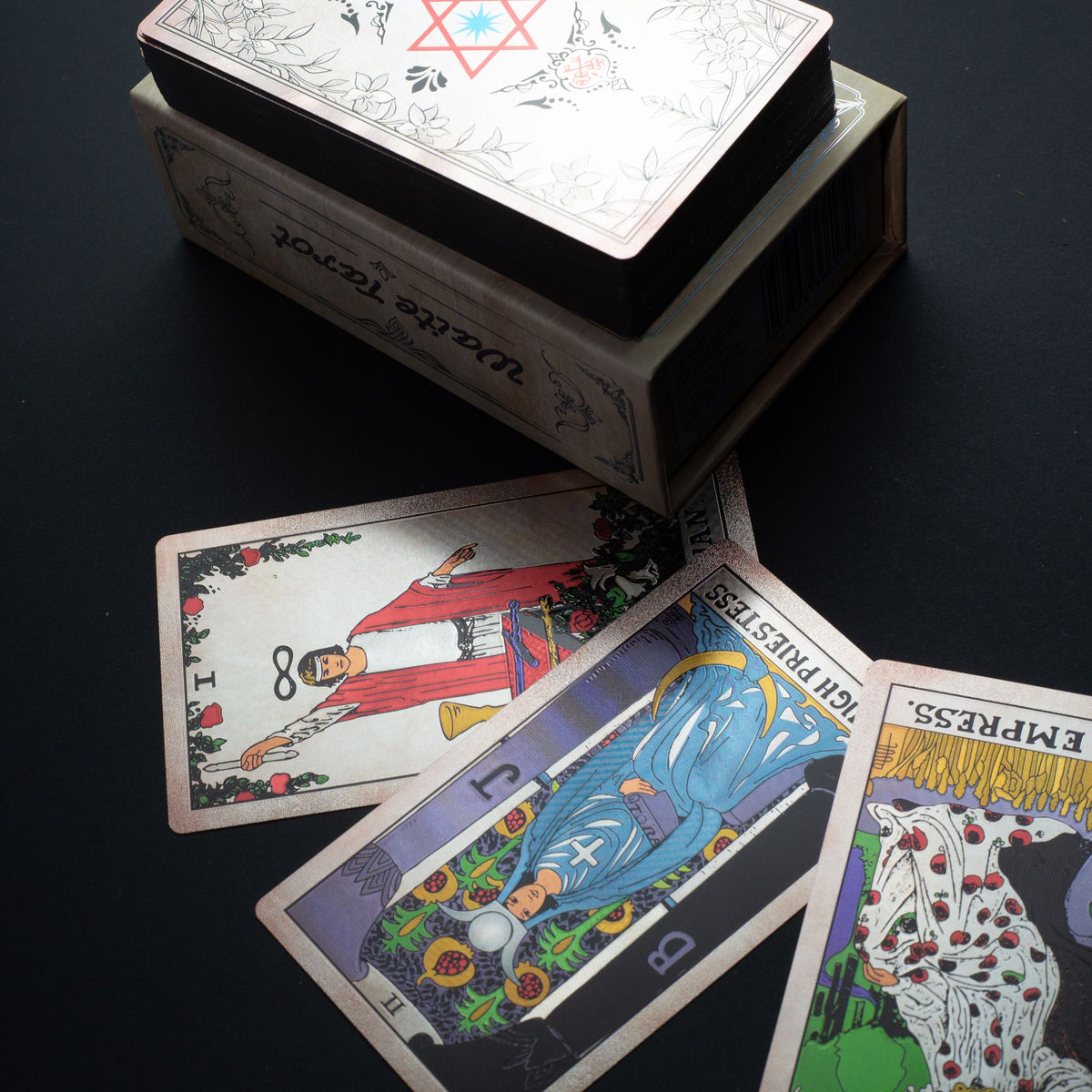 Silver Foil Waite Tarot Card Set with Booklet