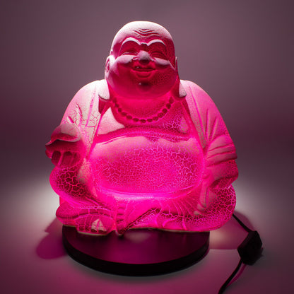 Dragonfruit Laughing Buddha Lamp