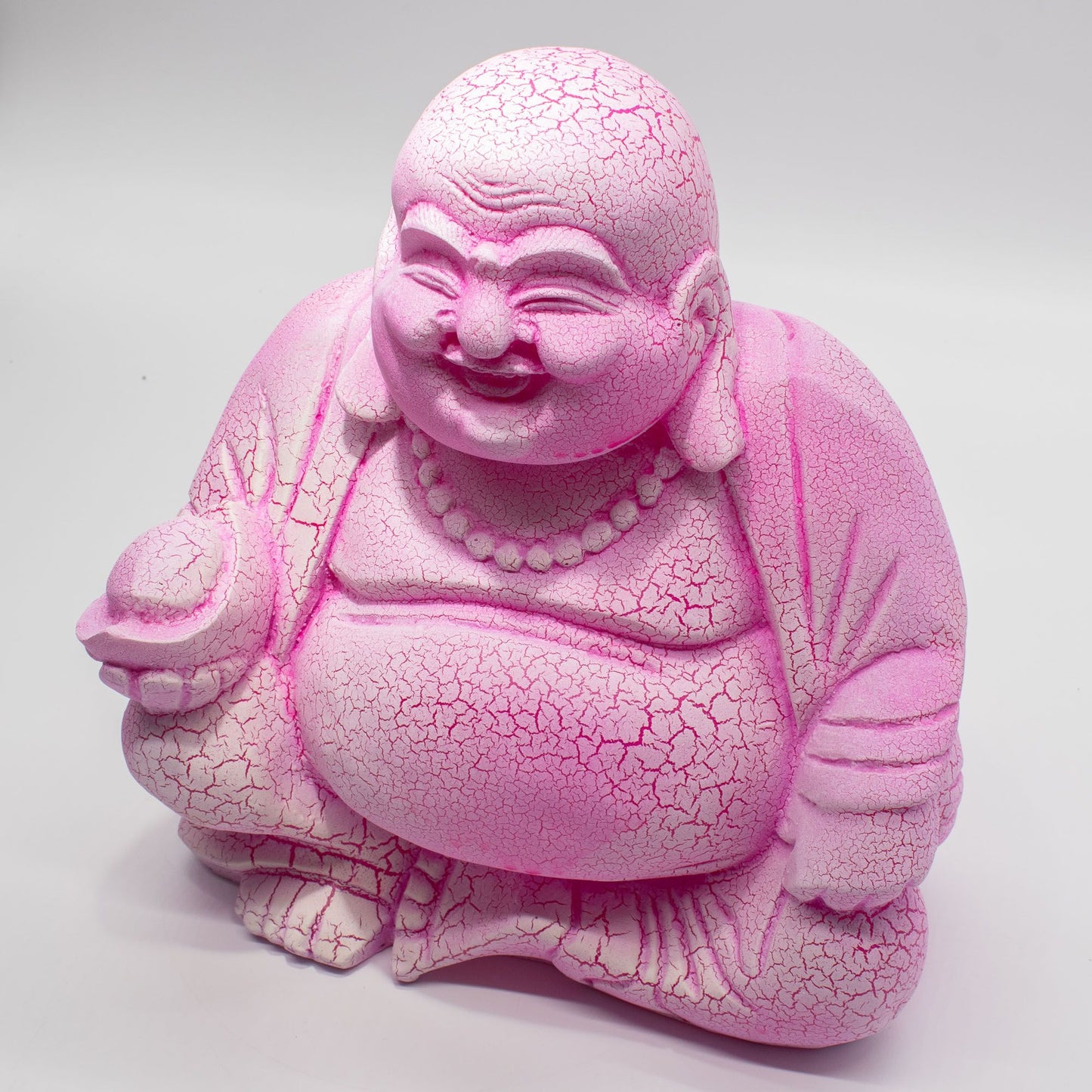 Dragonfruit Laughing Buddha Lamp