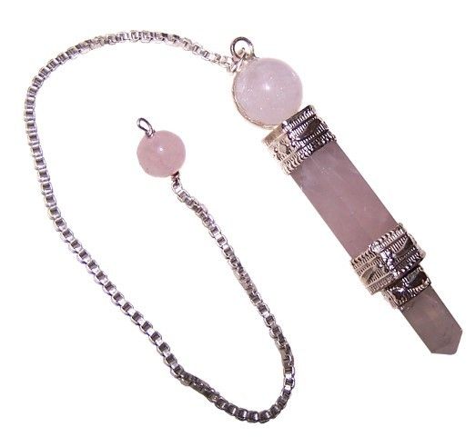 Pendulum - Rose Quartz on Chain
