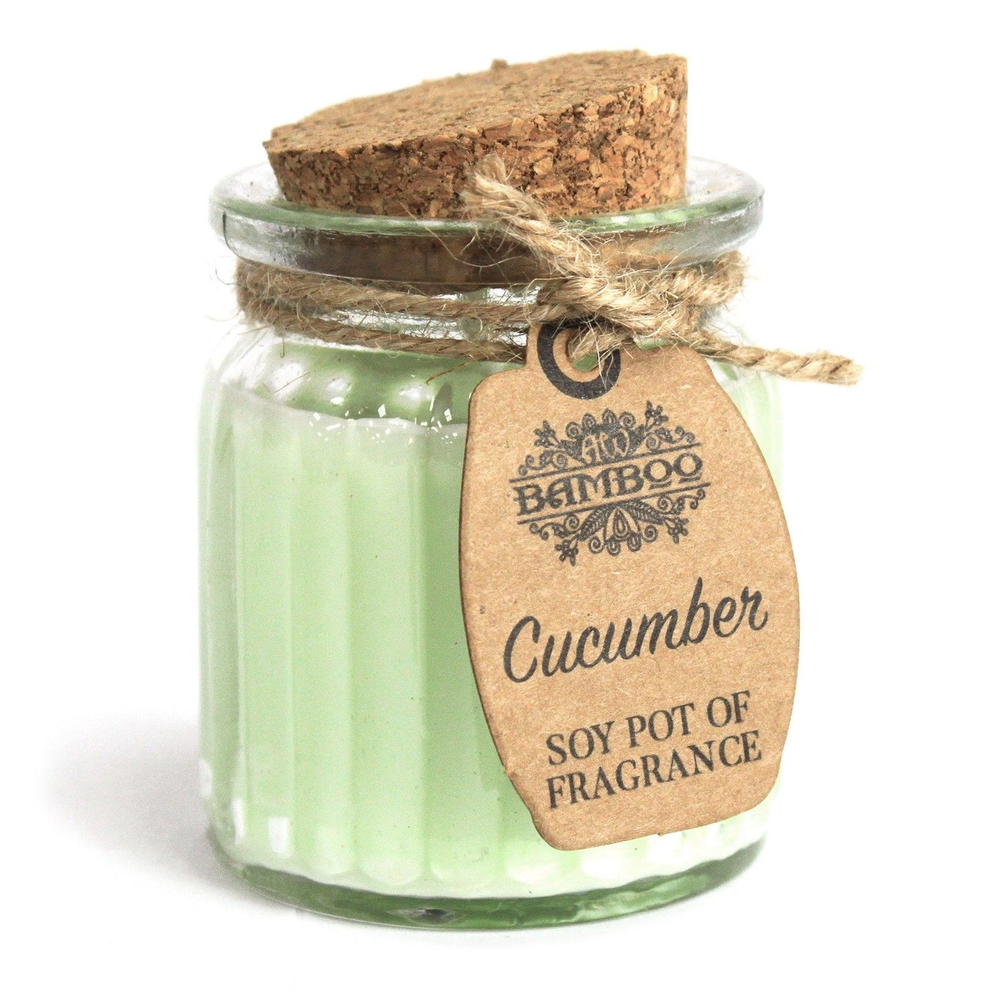 Cucumber Soy Wax Candle Pot Set