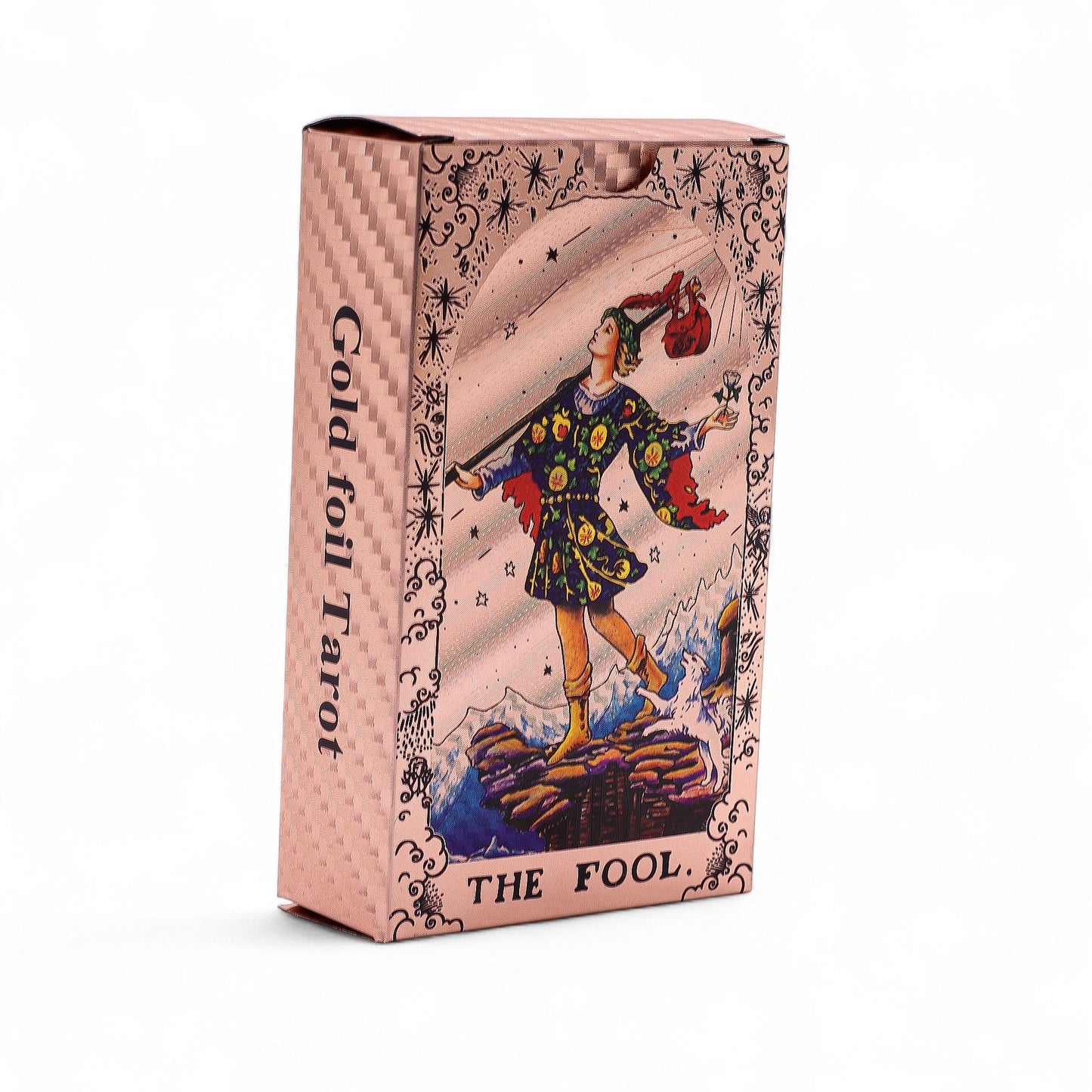 Moon Phase Tarot Cards in Rose Gold with Guidebook | Lunar Cycle Fortune Telling Cards 78 Arcana UK