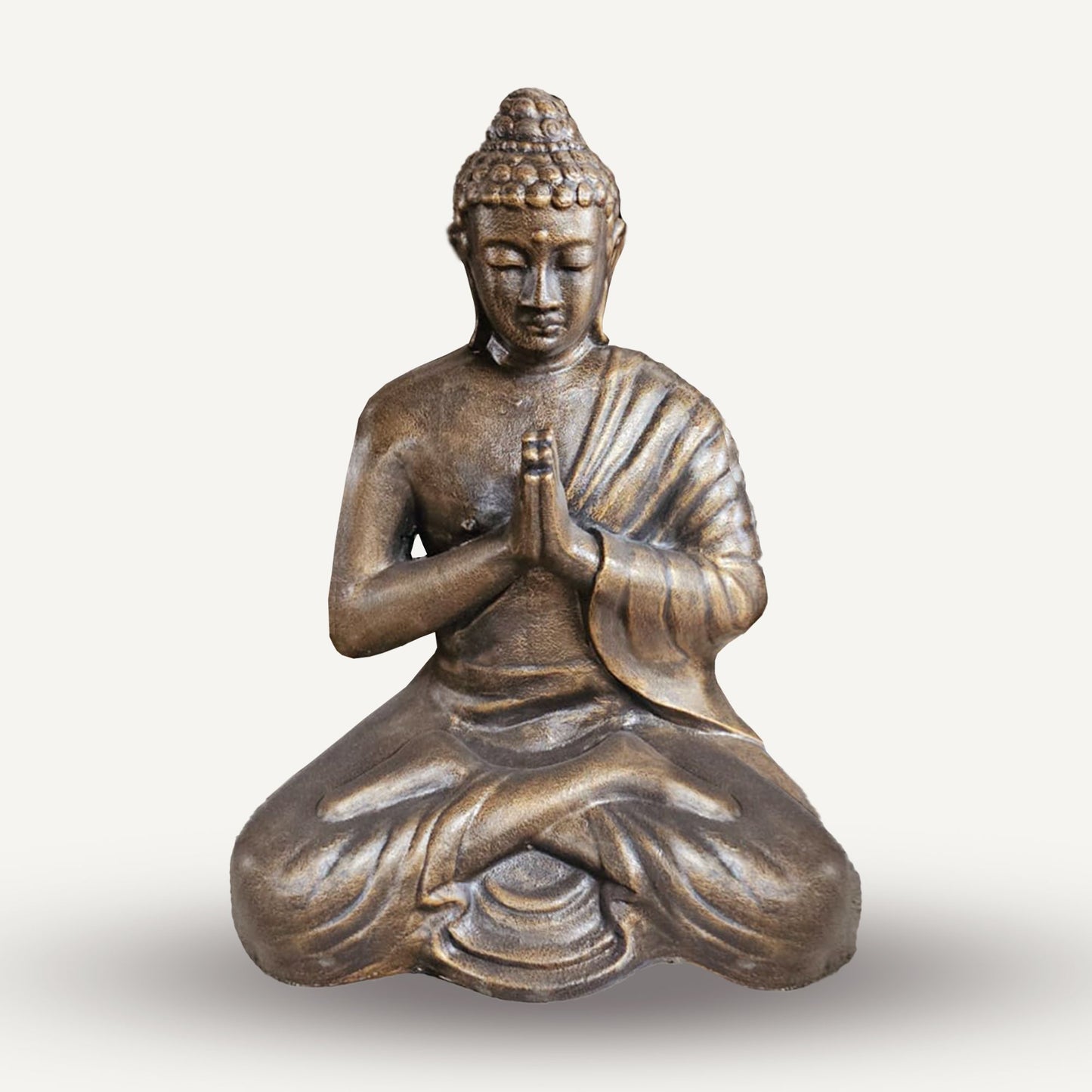 Large Ganesh wall art relief in iron frame, 0.7×1m