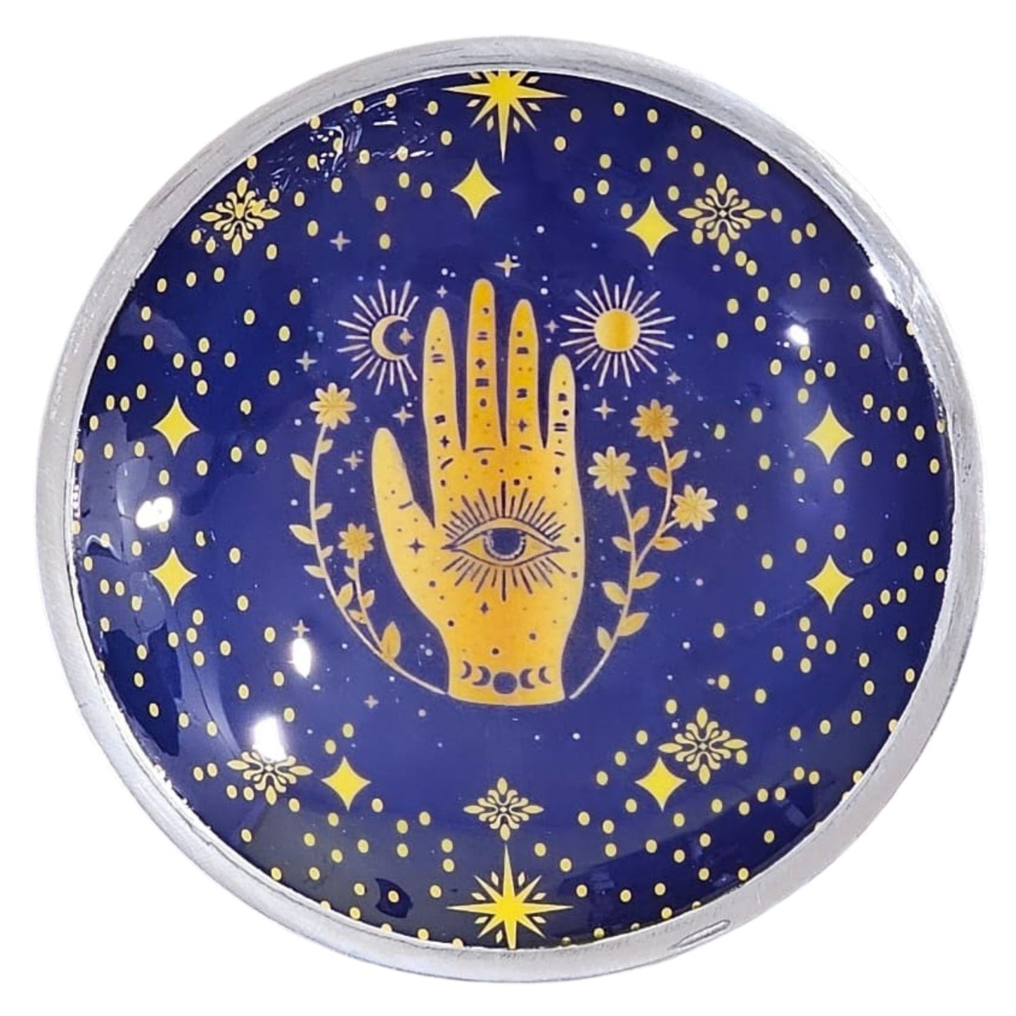 Hamsa Midnight Blue Altar Dish