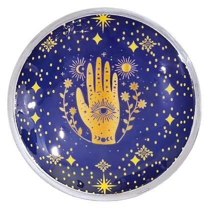 Hamsa Midnight Blue Altar Dish