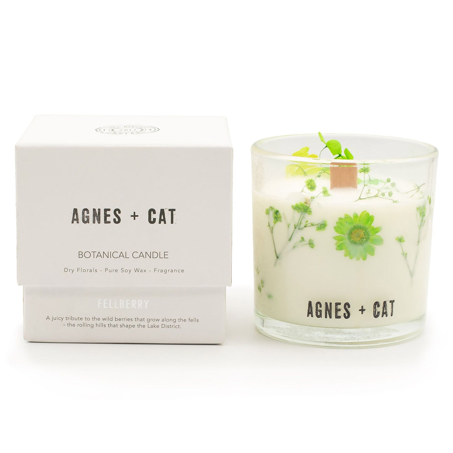 Agnes & Cat Botanical Soy Wax Candle - Fellberry