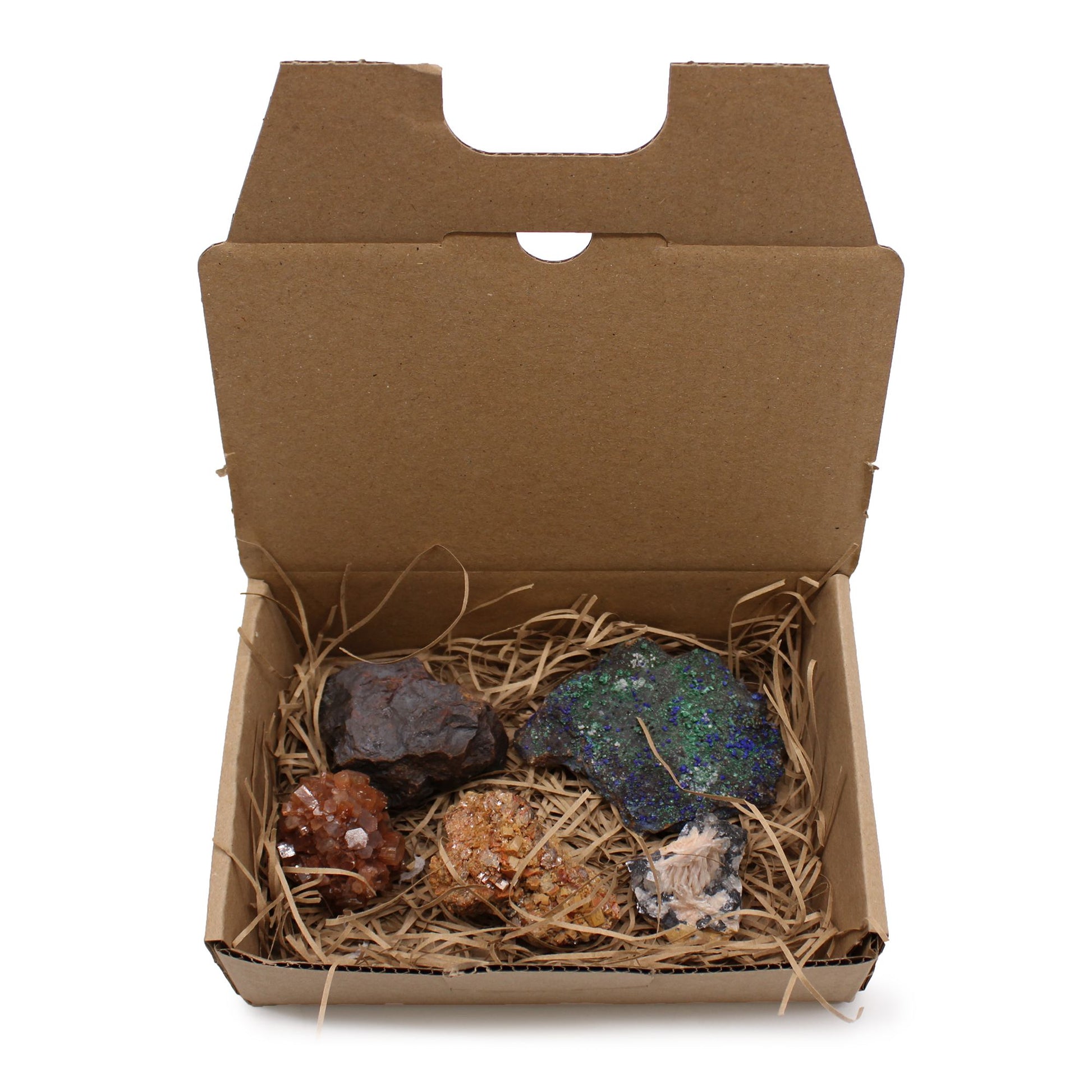 Mineral Specimen Collector's Set | Five Piece Crystal & Mineral Collection