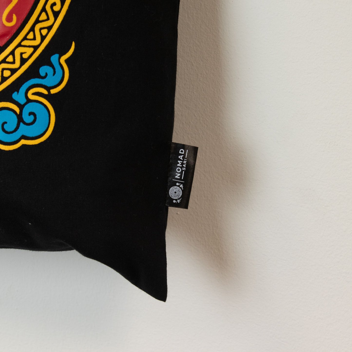 Zodiac Sun Black Cotton Tote Bag