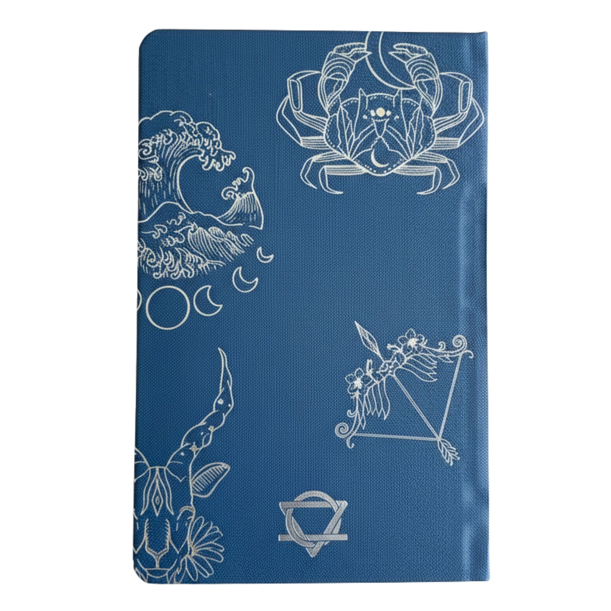Wellness Journal - Silver Zodiac - Midnight Blue