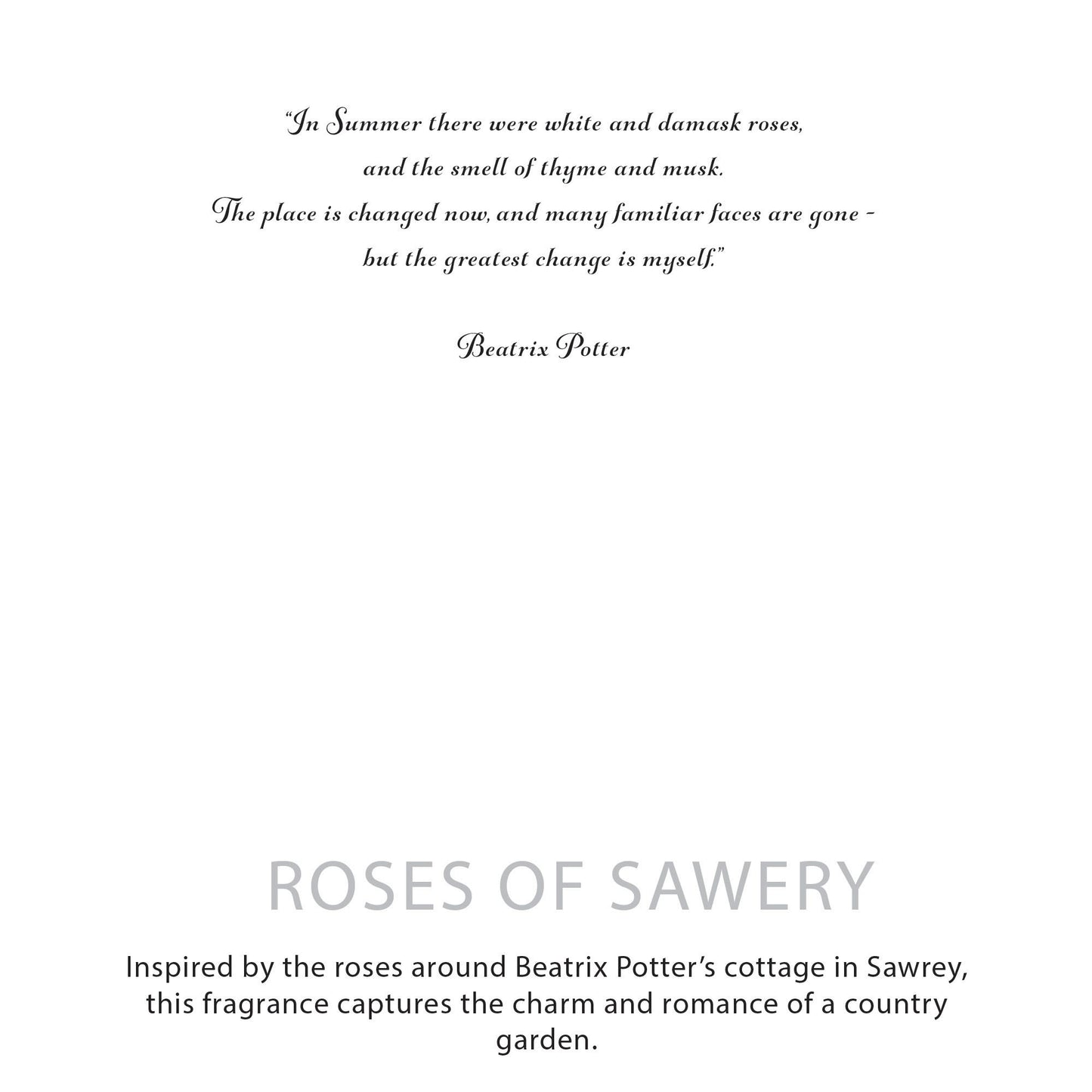 Agnes & Cat Botanical Soy Wax Candle - Roses of Sawrey
