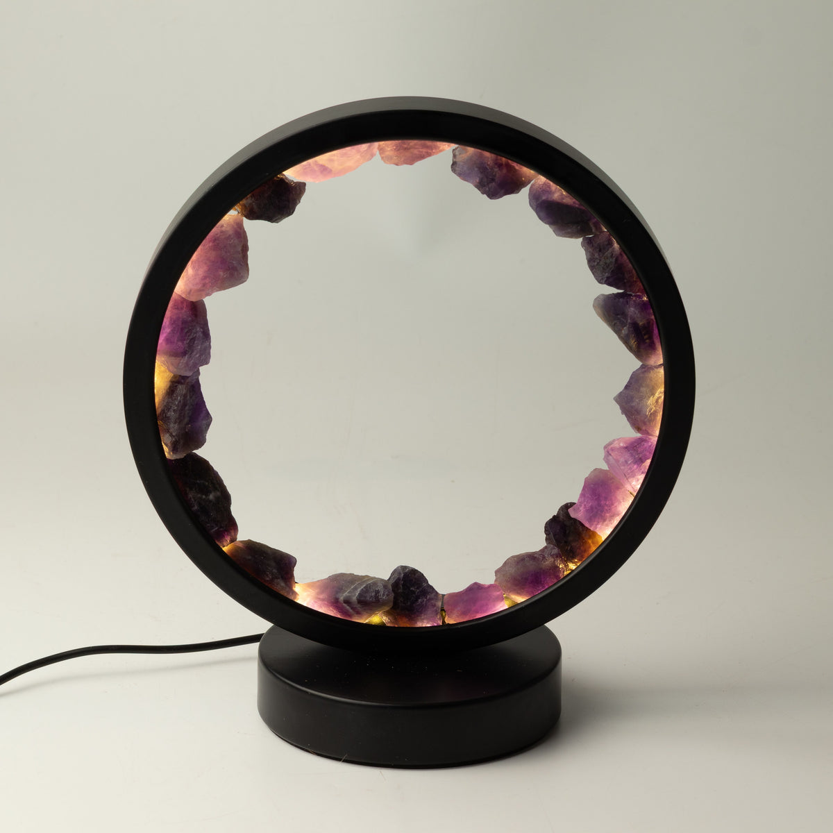 Gemstone Halo Lamp – Zen Spirit Amethyst