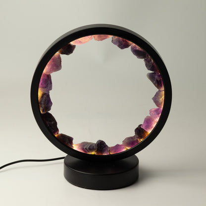 Gemstone Halo Lamp – Zen Spirit Amethyst