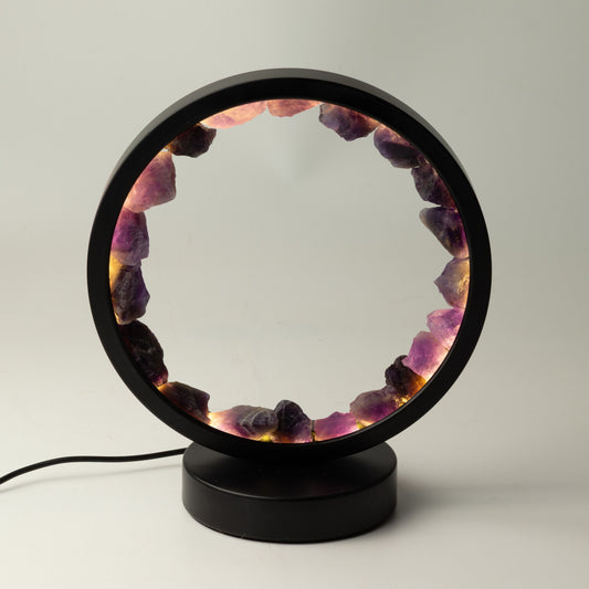 Gemstone Halo Lamp – Zen Spirit Amethyst